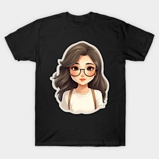 Thank you cute girls design T-Shirt